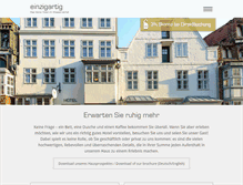 Tablet Screenshot of hoteleinzigartig.de